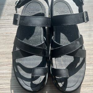 Dr. Martens Black Sandals
